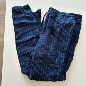 Polo Ralph Lauren Navy Pinstriped Pants